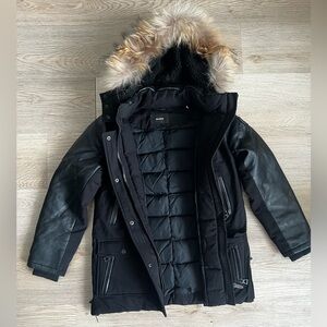 Kids, RUDSAK Black Quilted Jacket